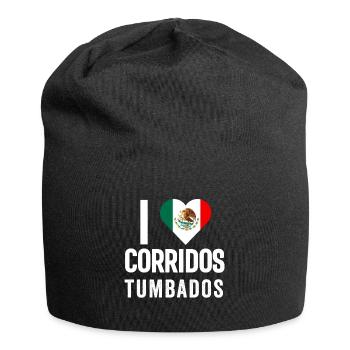 Corridos Belicos Tumbados Merch Camiseta Música - Jersey Beanie - black - Front