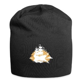 Sea Shanty Design For Loved Ones While Singing - Jersey Beanie - black - Front