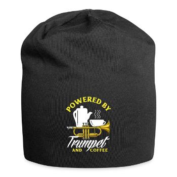 Trompete Trompeter Trompeten Spieler - Jersey-Beanie - Schwarz - Vorne