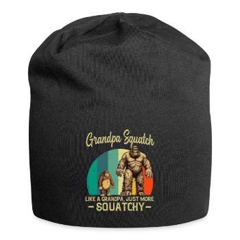Bigfoot Sasquatch For Men Women Boys Girls Funny - Jersey Beanie - black - Front