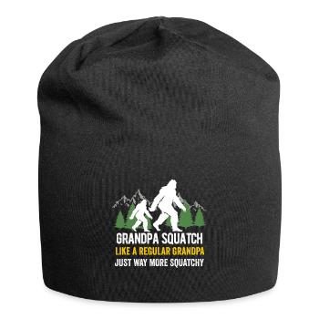 Bigfoot Sasquatch For Men Women Boys Girls Funny - Jersey Beanie - black - Front