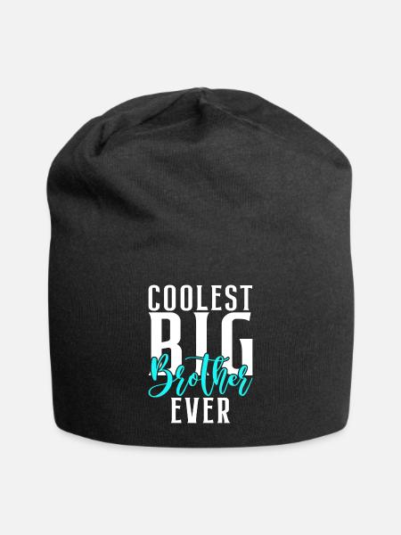 Big Brother Gift - Jersey-Beanie - Schwarz
