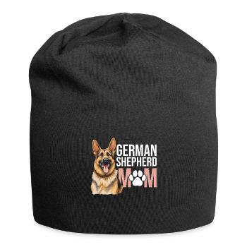 German Shepherd Dog Breed Pet German Shepherd Mom - Jersey Beanie - black - Front
