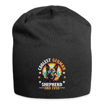 Dog Breed Coolest German Shepherd Dad Ever - Jersey Beanie - black - Front