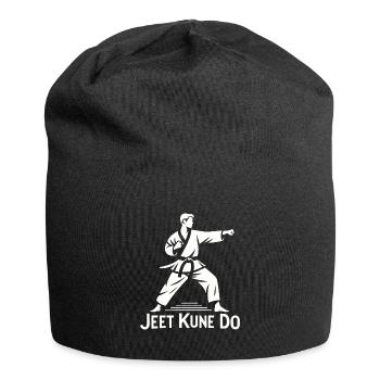 Jet Kune Do - Combattant de MMA et arts martiaux - Bonnet en jersey - noir - Devant