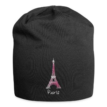 Paris Eiffel Tower France France - Jersey Beanie - black - Front