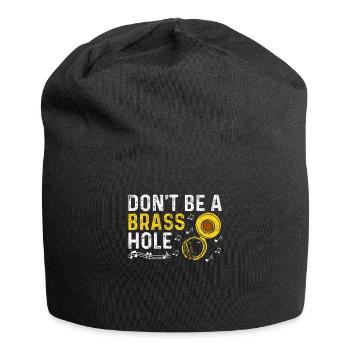 Funny Sousaphone Brass Band Player Marching Band - Jersey Beanie - black - Front