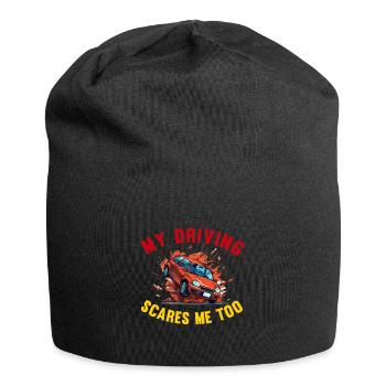 Neue Fahrschüler Mädchen Frauen Mutter Tochter - Jersey-Beanie - Schwarz - Vorne