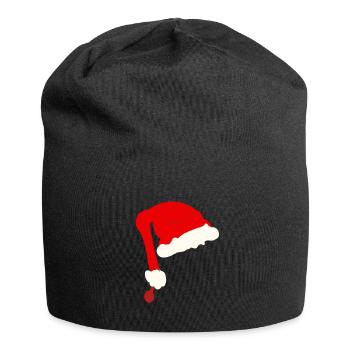 Weihnachts charme - Jersey-Beanie - Schwarz - Vorne