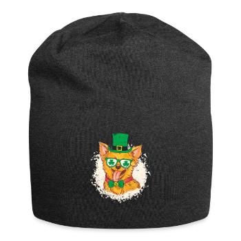Propriétaire d’un chien mexicain chihuahua irlandais - Bonnet en jersey - charbon - Devant