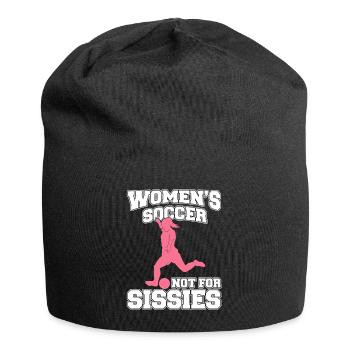 Soccer féminin, Soccer féminin, Soccer féminin - Bonnet en jersey - noir - Devant