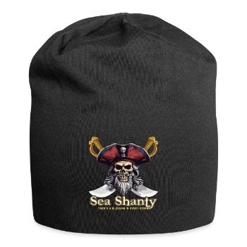 Song Sea Shanty Design for Loved Ones Singing Boots - Jersey Beanie - black - Front