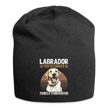 Labrador Retriever Dog Breed the ultimate family - Jersey Beanie - black - Front