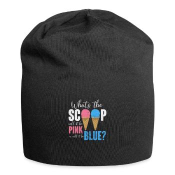 Eiscreme - Jersey-Beanie - Schwarz - Vorne