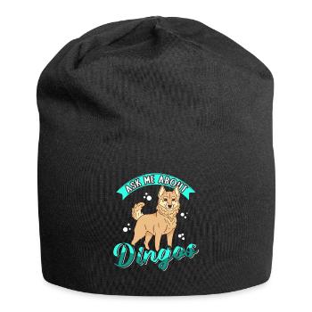 Dingo Australische Dingos Hunde Geschenk - Jersey-Beanie - Schwarz - Vorne