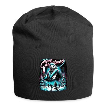 Merry Christmas Festive Slasher Candy Cane Menace - Jersey-Beanie - Schwarz - Vorne