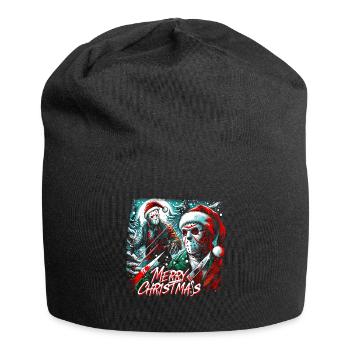 Merry Christmas Festive Slasher Candy Cane Menace - Jersey-Beanie - Schwarz - Vorne