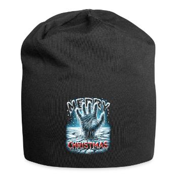 Merry Christmas Festive Slasher Candy Cane Menace - Jersey-Beanie - Schwarz - Vorne