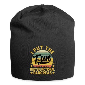 I Put The Fun In Dysfunctional Pancreas - Jersey-Beanie - Schwarz - Vorne