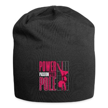 Pole Dancing Power Passion Pride Pole Gymnastics - Jersey-Beanie - Schwarz - Vorne