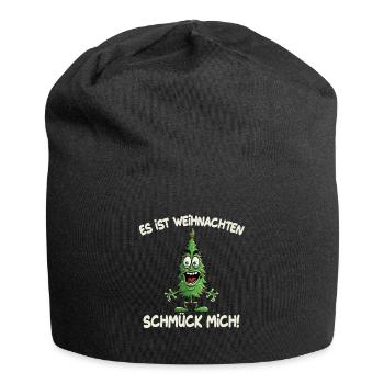 Es ist Weihnachten Schmück mich - Jersey-Beanie - Schwarz - Vorne