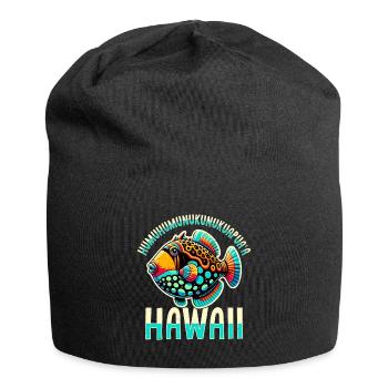Baliste de récif Humuhumunukunukuapua’a - Bonnet en jersey - noir - Devant