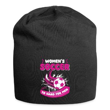 Soccer féminin, Soccer féminin, Soccer féminin - Bonnet en jersey - noir - Devant
