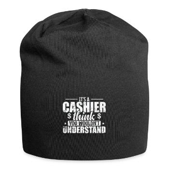 It's a Cashier Thing you wouldn't understand - Jersey Beanie - black - Front