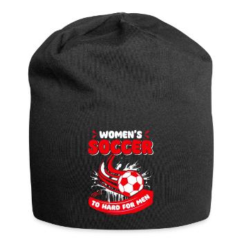 Soccer féminin, Football féminin, Football féminin - Bonnet en jersey - noir - Devant