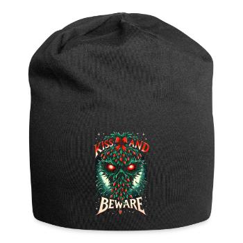 Kiss and Beware - Sinister Mistletoe - Jersey-Beanie - Schwarz - Vorne