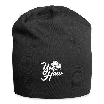 Cowboy Cowboy Boots Western Gift - Jersey Beanie - black - Front