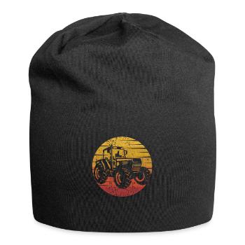 Retro Agriculture Organic Farmer Farmer Agricultural Economist - Jersey Beanie - black - Front