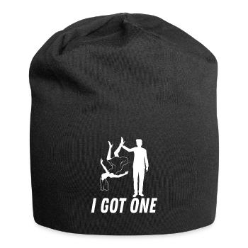 I Got One Bräutigam - Jersey-Beanie - Schwarz - Vorne