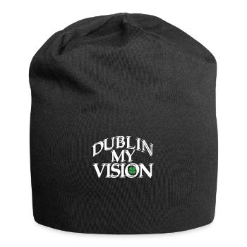 Dublin Ma vision Racines irlandaises Fierté irlandaise - Bonnet en jersey - noir - Devant