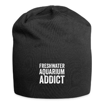 Freshwater Aquarium Addict - Aquarium Fish Lover - Jersey Beanie - black - Front