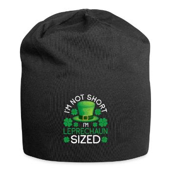 I'm not small, I'm a leprechaun, funny - Jersey Beanie - black - Front