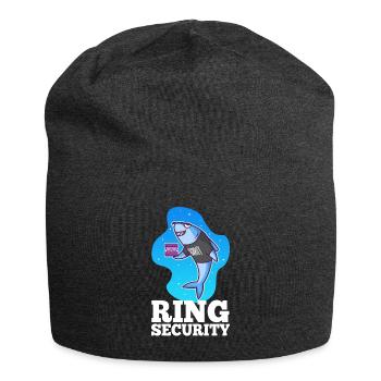 Ring Security Wedding - Jersey-Beanie - Anthrazit - Vorne