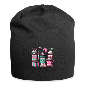Café de Noël - Café de Noël pour femmes drôles - Bonnet en jersey - noir - Devant