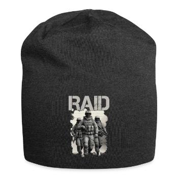"Raid Unit - French Police Special Forces Design - Jersey Beanie - charcoal grey - Front
