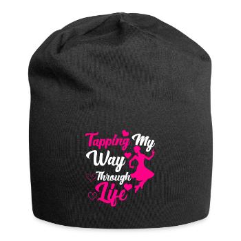 Appréciation du professeur de claquettes pour les filles - Bonnet en jersey - noir - Devant