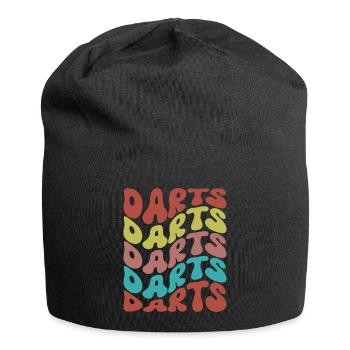 COLORFUL DARTS DESIGN FOR MEN AND WOMEN - Jersey Beanie - black - Front