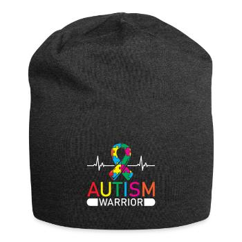 Autiste Guerrier Autiste - Bonnet en jersey - charbon - Devant