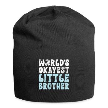 Little Brother Gifts - Jersey Beanie - black - Front