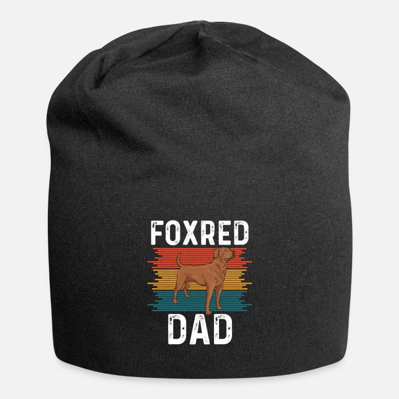 Foxred Labrador Renard Red Labrador Retriever - Bonnet en jersey - noir