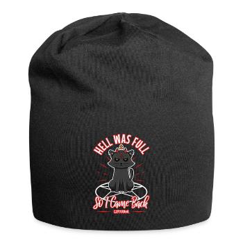 L’enfer était plein alors je suis revenu - Lifeerror - Bonnet en jersey - noir - Devant