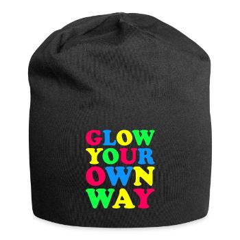 Shine Your Way - Colorful Fun - Jersey Beanie - black - Front