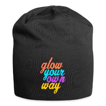 Shine Your Way - Colorful Fun - Jersey Beanie - black - Front