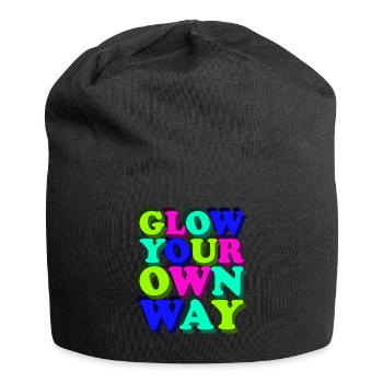 Shine Your Way - Colorful Fun - Jersey Beanie - black - Front