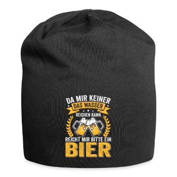 Drôle De Bière Dicton, Festival De Concert De Fête - Bonnet en jersey - noir - Devant