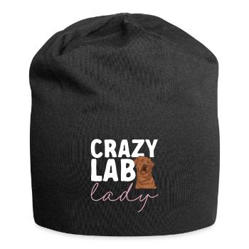 Foxred Labrador Fox Red Labrador Retriever - Jersey Beanie - black - Front